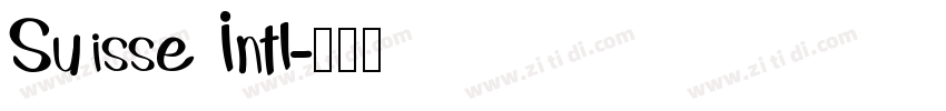Suisse Intl字体转换
